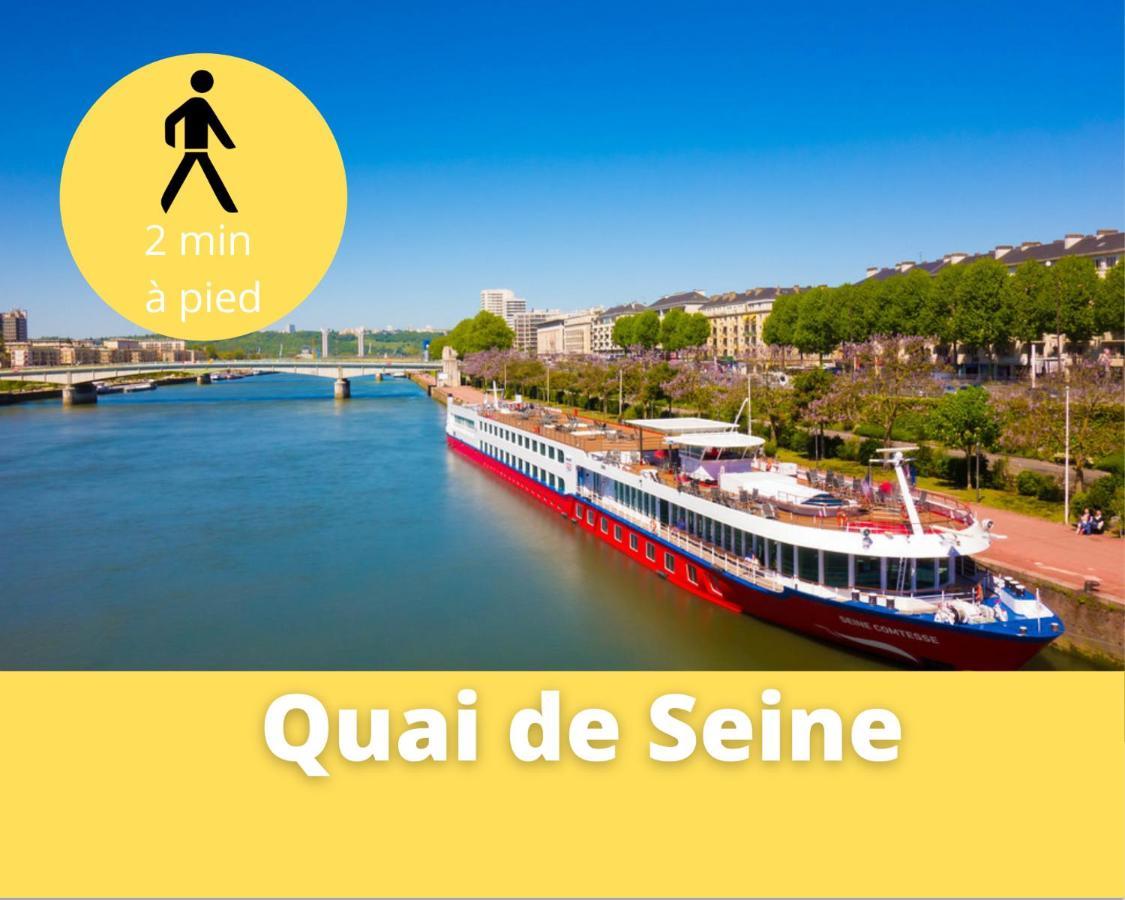 Vicomte/Cosy-Hypercentreville-Rouen/Netflix-Wifi/ Bagian luar foto