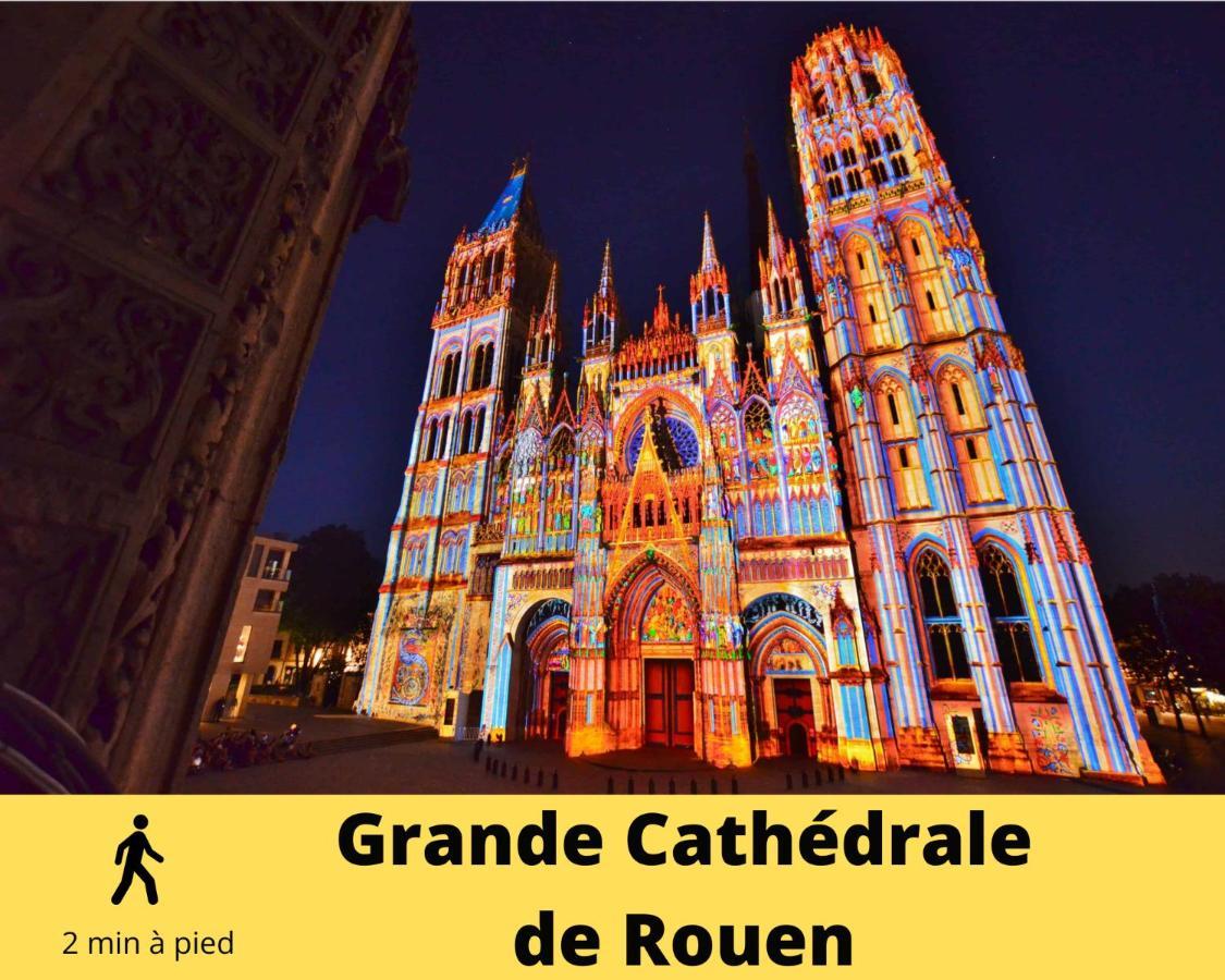 Vicomte/Cosy-Hypercentreville-Rouen/Netflix-Wifi/ Bagian luar foto