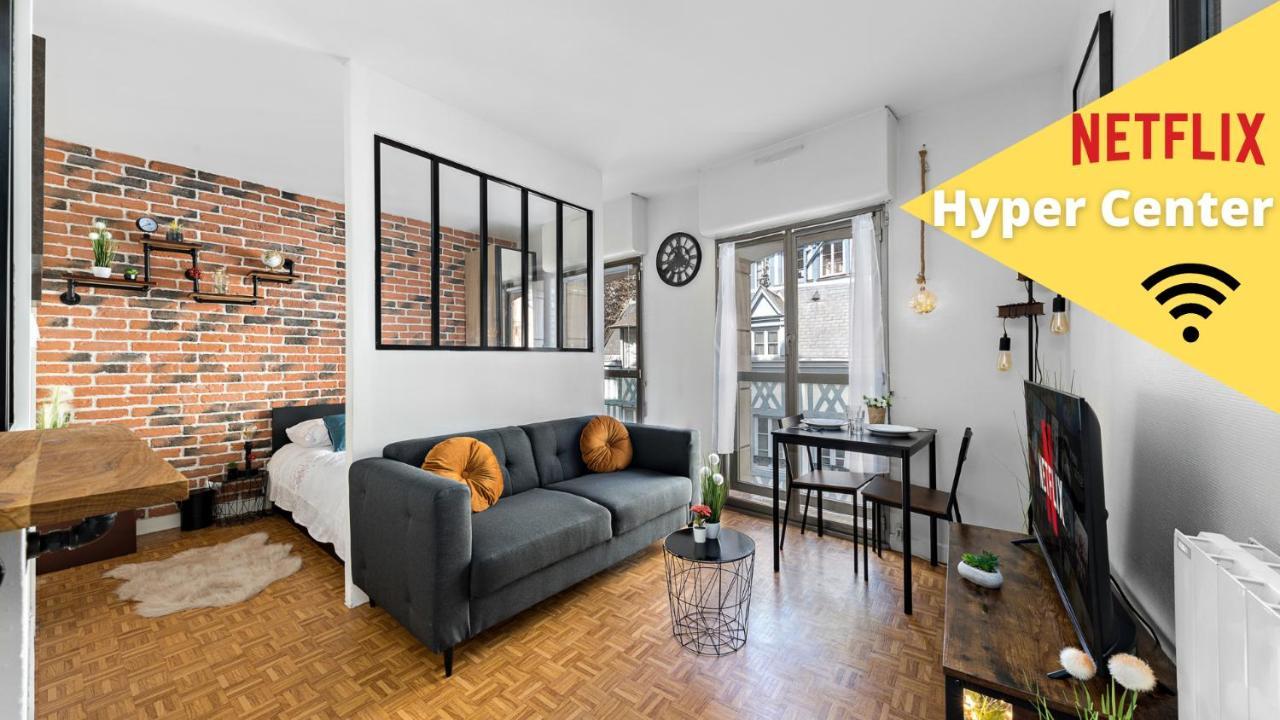 Vicomte/Cosy-Hypercentreville-Rouen/Netflix-Wifi/ Bagian luar foto